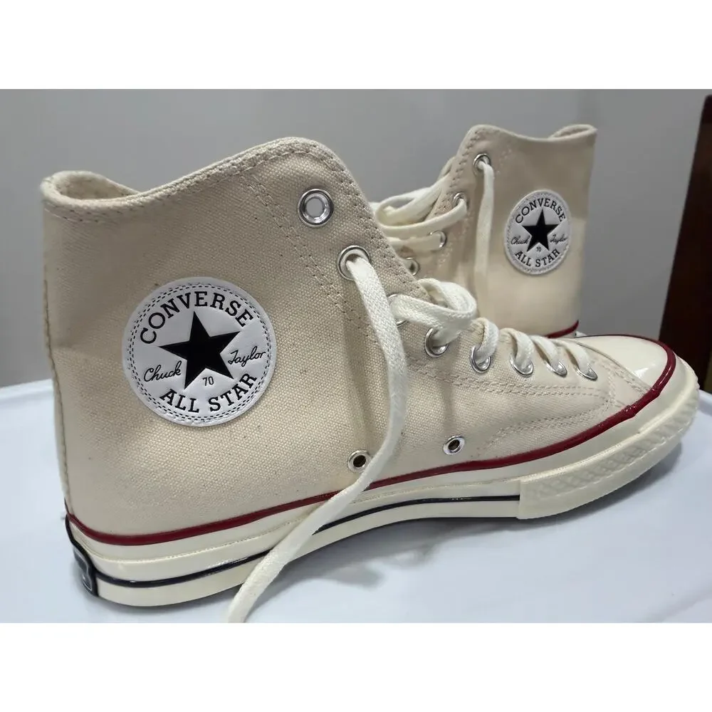 Converse Chuck 70 High Top Canvas Sneakers- Parchment Beige - Size M8/W10 - NEW